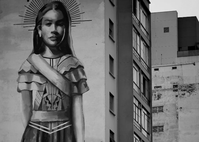 mural paleta neutra de color
